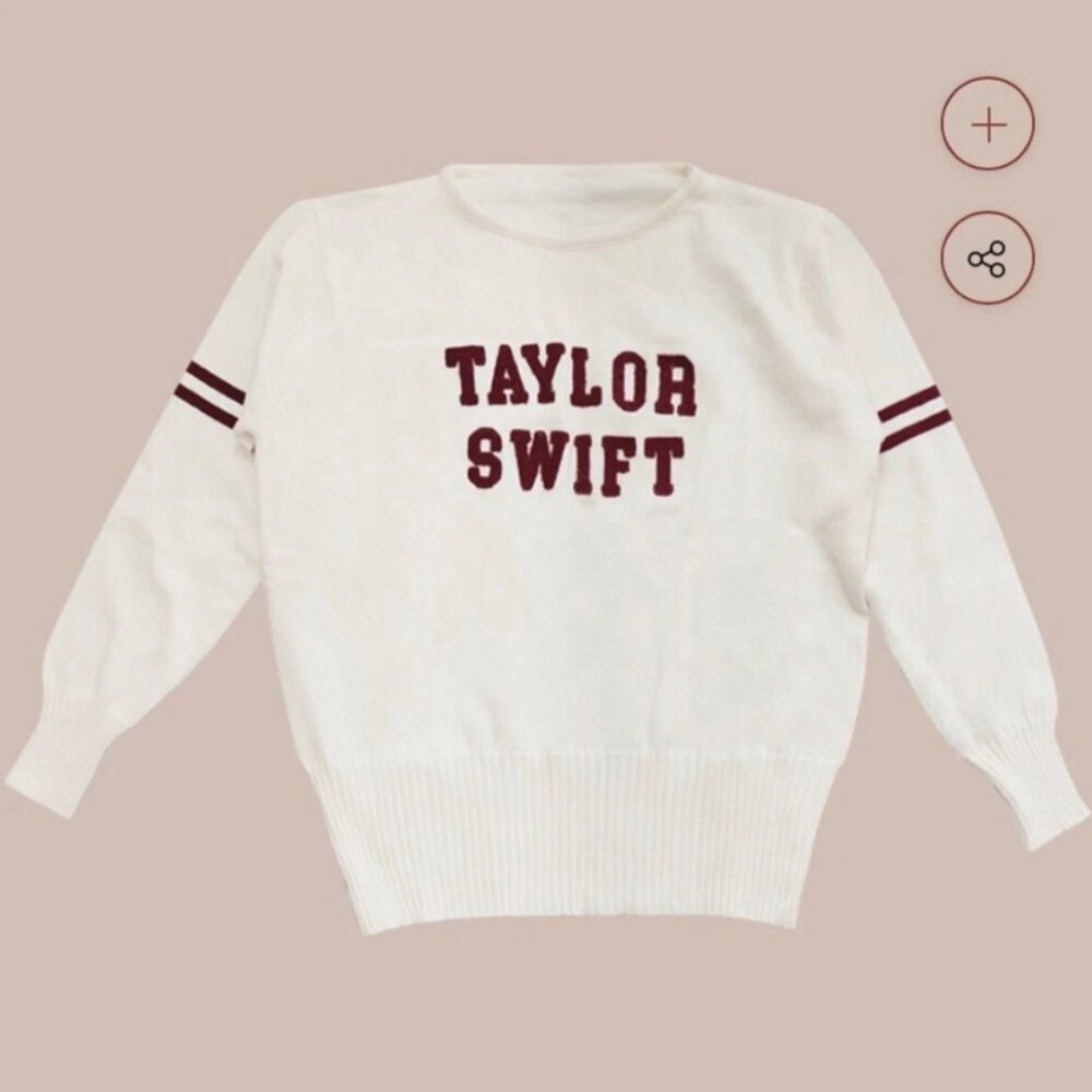 NEW Taylor Swift Knit Sweater Red Taylor's Version Era Official Merch Medium